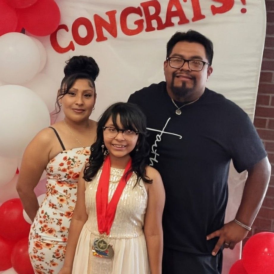Rich and Ashley Salgado with their daughter